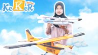 Bisa Terbang, Ini Nih Cessna Mini Ala Siswa SMK Penerbangan Techno Terapan Makassar