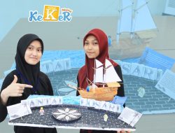Ide Kreatif, KIR MAN 3 Makassar Tampilkan Pantai Losari dalam Karya Mading 3D