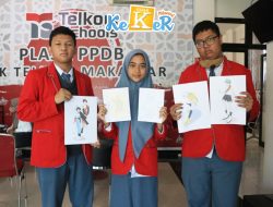 Pelajar SMK Telkom Makassar Membuat Animasi Super Hero Berbasis AR dalam Nuansa Sulsel