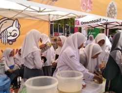 Siswa SMAN 7 Makassar Usung Konsep Korean Street Food di FAJAR Goes To School yang Berkolaborasi dengan Expo and Market Day