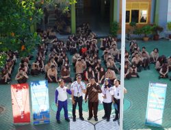 Sosialisasi Pekan Keselamatan Jalan oleh BPTD KELAS II SULSEL di SMA Kartika XX-I Makassar