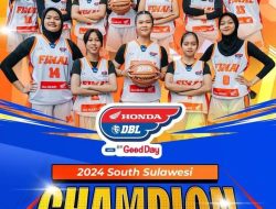 SMA Negeri 16 Makassar Menjuarai Pertandingan Bola Basket Putri Dalam Developmental Basketball League 2024