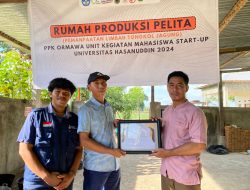 Launching Rumah Produksi Pelita: Inovasi Pemberdayaan Limbah Tongkol Jagung di Desa Tonasa