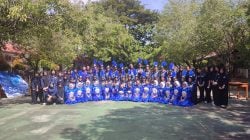 Memukau, Marching Band Gema Suara 17 Tampil All Out di MPLS SMAN 17 Makassar