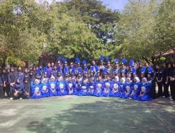 Memukau, Marching Band Gema Suara 17 Tampil All Out di MPLS SMAN 17 Makassar